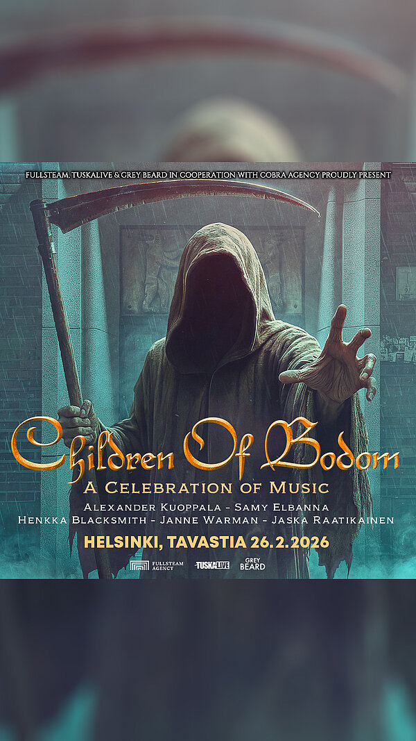 Children of Bodom will celebrate their music in Tavastia in February